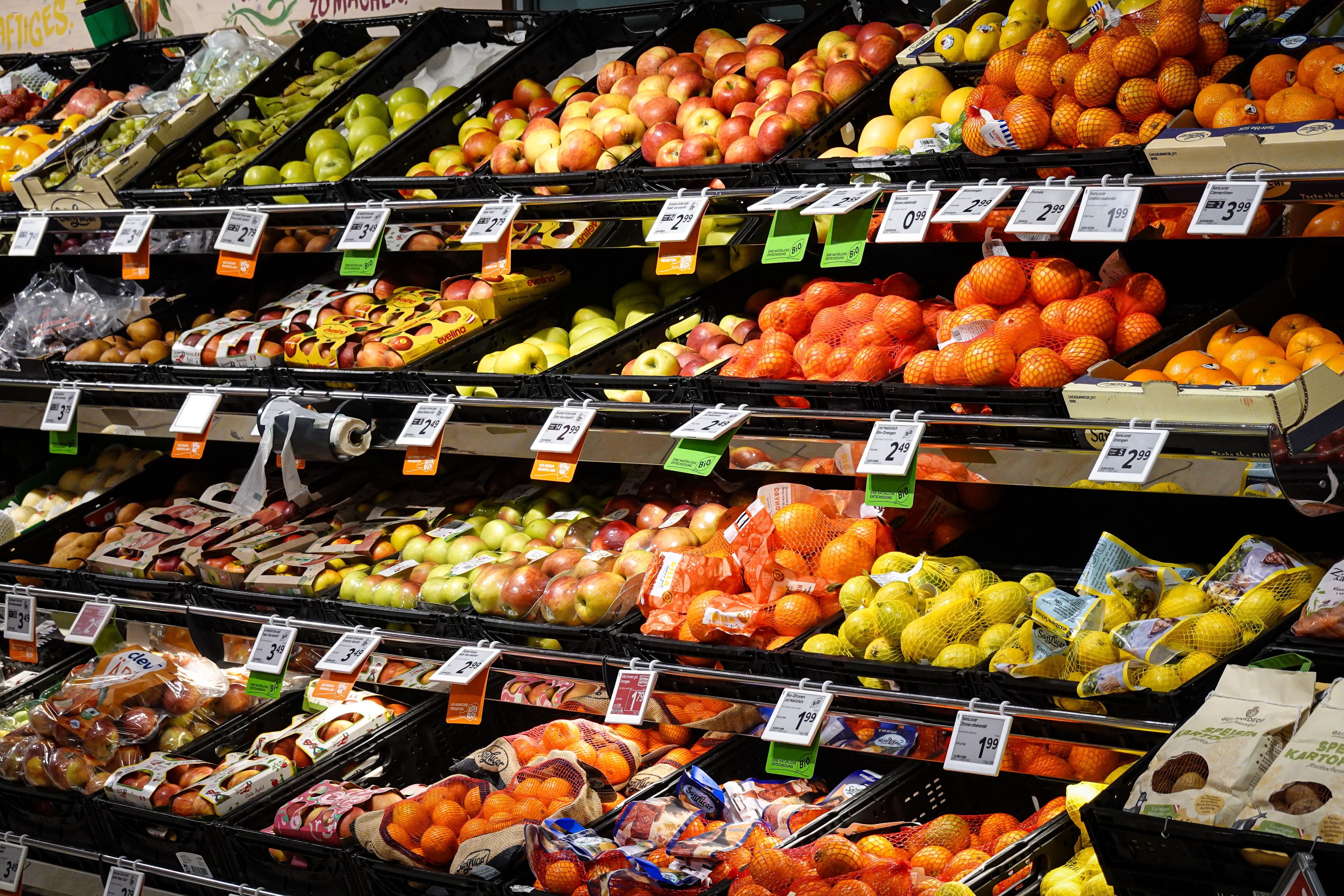 Fruits and vegetables